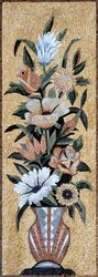Long Bouquet in Vase Mosaic