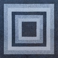 Quadratisches Muster Teppich Mosaik