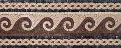 Waves Border Mosaic