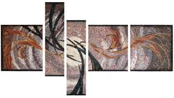Five-Piece Swirl Mosaic