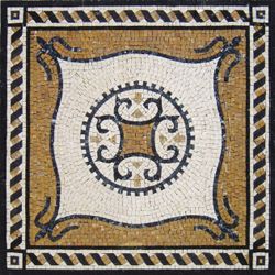 Quadratisches dekoratives Mosaik