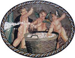 Купидоны мозаика