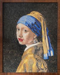 Girl with a Pearl Earring Mosaic