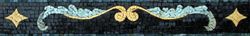 Gold Art Deco Border Mosaic