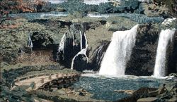 Waterfalls and Bridge Mosaic
