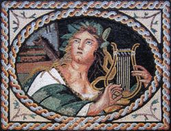Renieri's Apollo Playing the Lyre Mosaic