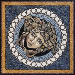 Bordered Medusa Mosaic