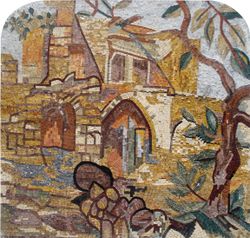 Altrömisches Haus Mosaik