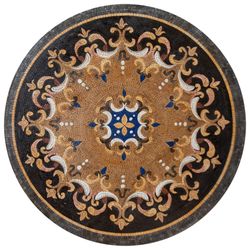 Fleur-de-lis Radial Mosaic