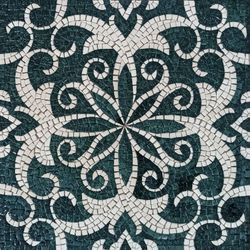 Green and Cream Mosaic