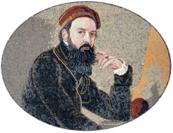 Portrait of a Merchant Mosaic