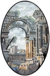 Roman Ruins Mosaic