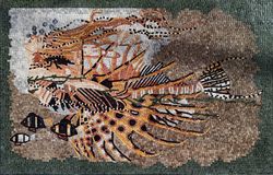 Mermaid with Lionfish Tail Mosaic