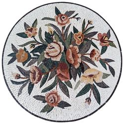 Red Flowers Mosaic