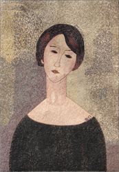 Modigliani's Portrait of a Young Woman Mosaic