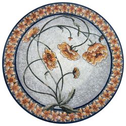 Gold Flower Mosaic