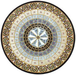 Radial Design Mosaic