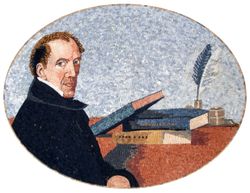 Portrait of a Scholar Mosaic