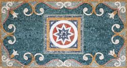 Mosaik Smaragd Teppich