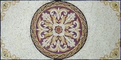 Antique Decorative Rug Mosaic