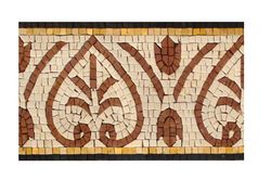Red Palm Border Mosaic