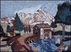 Dam Landscape Mosaic