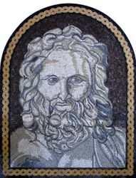 Bust of Homer Mosaic