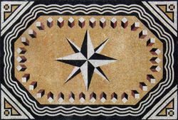 Nautical-Inspired Rug Mosaic