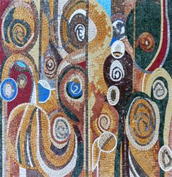 Abstract Swirl Mosaic