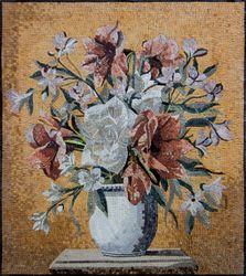 Mixed Flowers Mosaic