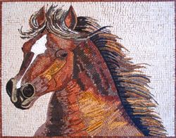 Red Horse Mosaic