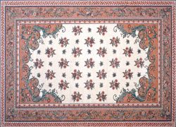 Pink and Red Floral Rug Mosaic