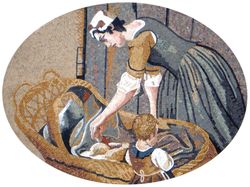 Weiland's Dutch Mother and Child Mosaic