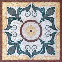 Mosaik mit Blumenmotiv