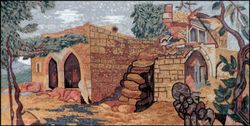 Ancient Roman House Mosaic
