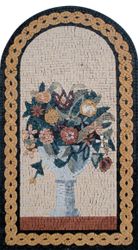 Mosaik mediterrane Blumenvase