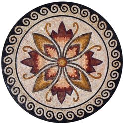Fiery Flower Mosaic