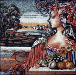Elegant Woman Mosaic