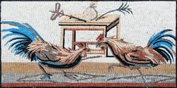 Mosaik Hahn Kampf