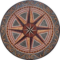 Ornate Star Medallion Mosaic