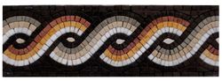 Multicolored Woven Border Mosaic