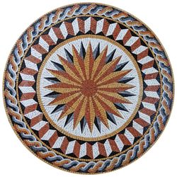 Sunburst Pattern Mosaic