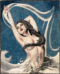 Libra Astrological Mosaic