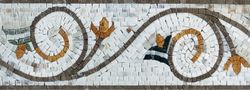 Copper Vine Border Mosaic