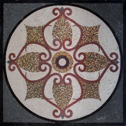 Mosaik Geschlossene Blüten