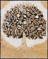 Tree of Life Inspired Mosaic
