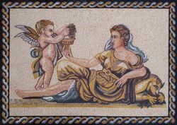 Venus and Cupid Roman Mosaic