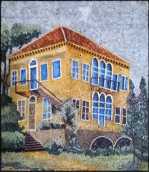 Yellow House Mosaic
