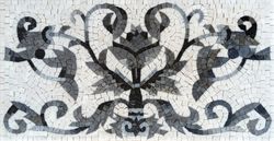 Monochromatic Floral Mosaic