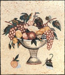 Raised Fruit Bowl Mosaic